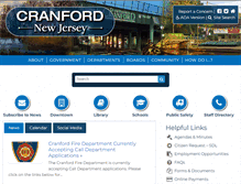 Tablet Screenshot of cranfordnj.org